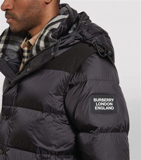 burberry removable sleeve padded jacket|burberry reversible jacket men us.